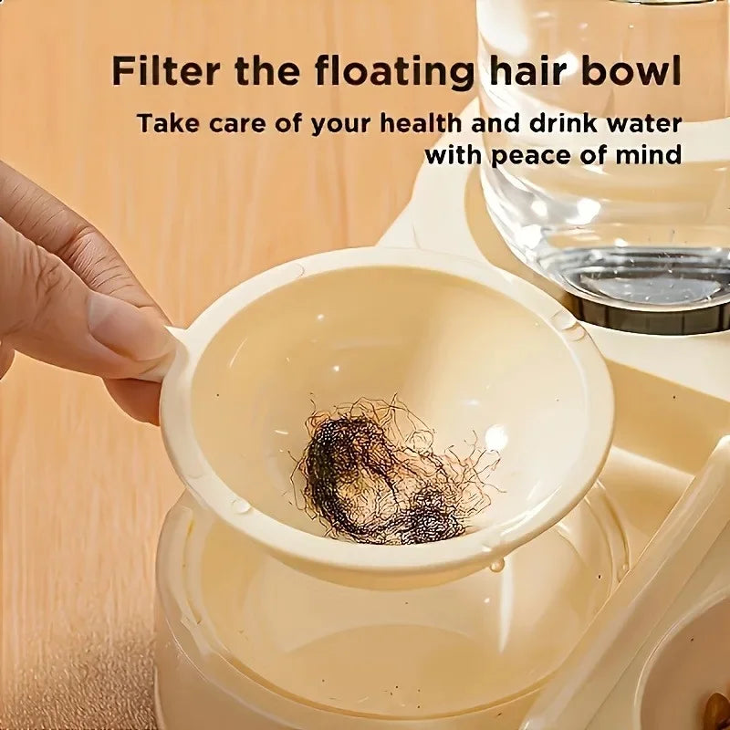 2-in-1 Automatic Pet Feeder & Water Dispenser – Large Capacity