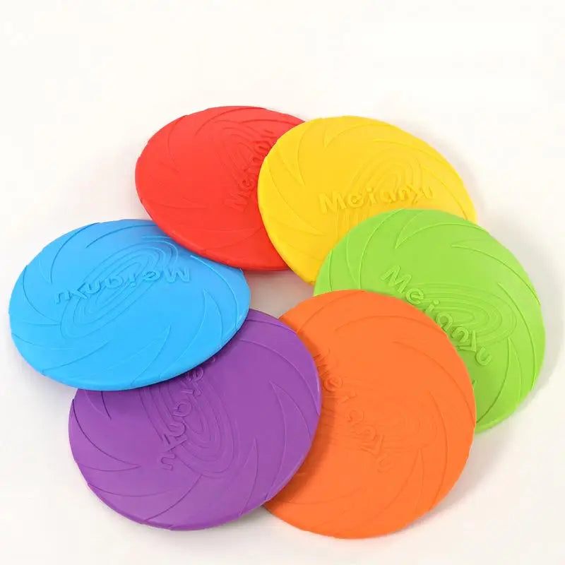 Rubber Dog Flying Disc – Floating & Interactive Training Toy