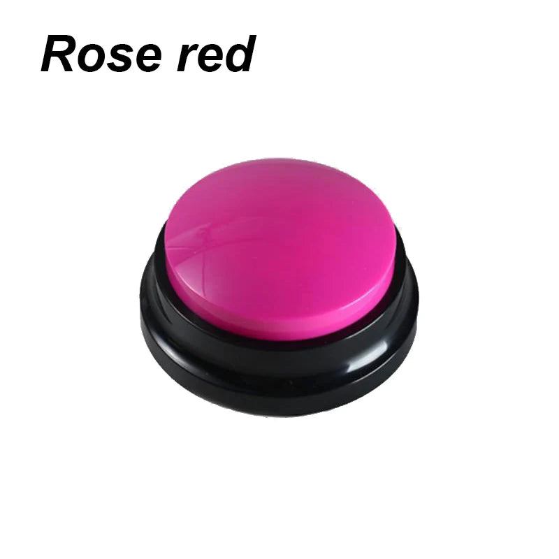Recordable Pet Talking Button – Interactive Voice Training Toy