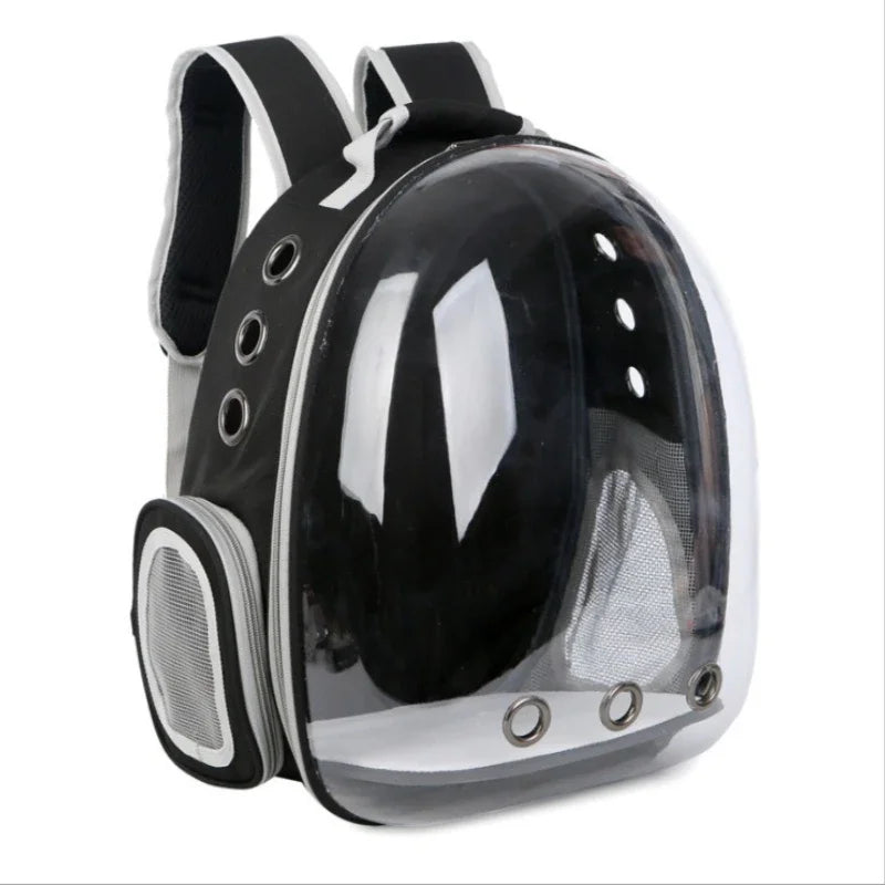 Transparent Pet Carrier Backpack – Breathable Portable Travel Bag