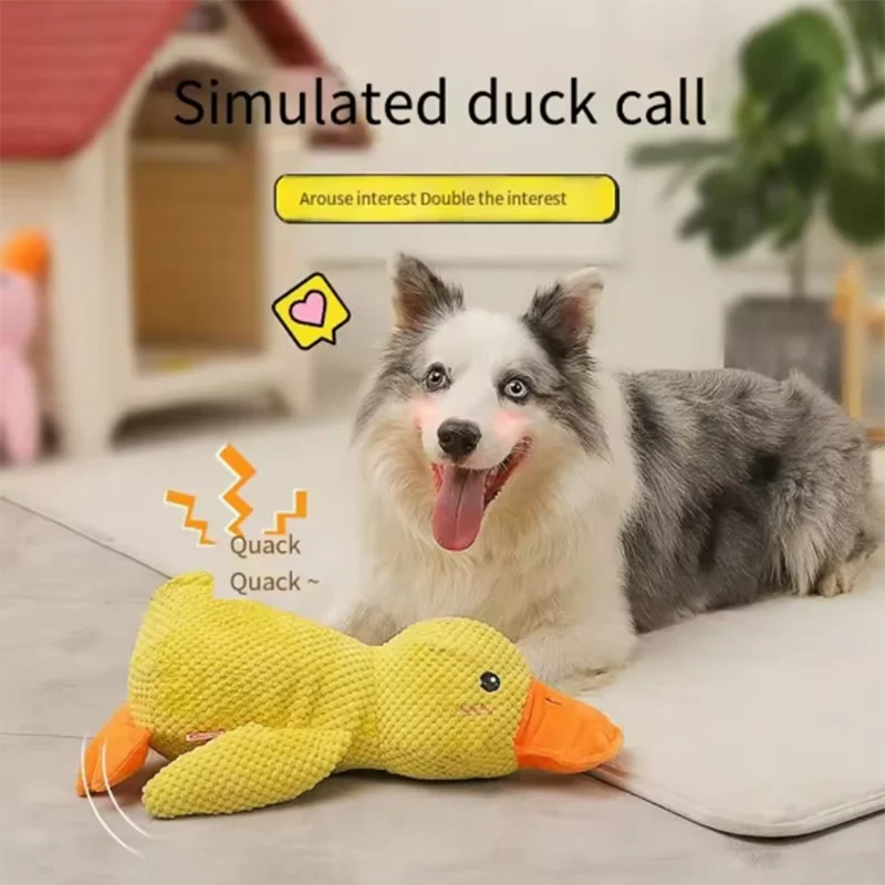 Duck Plush Dog Toy – Cute Interactive Comfort Toy for Dogs