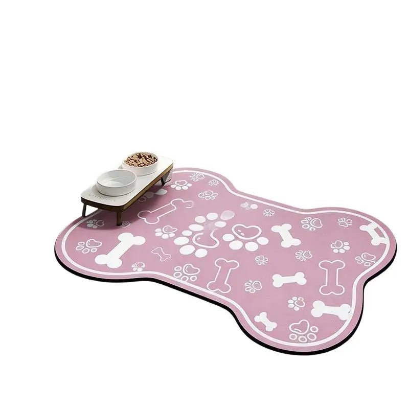 Non-Slip Pet Feeding Mat – Absorbent & Waterproof Bowl Placemat