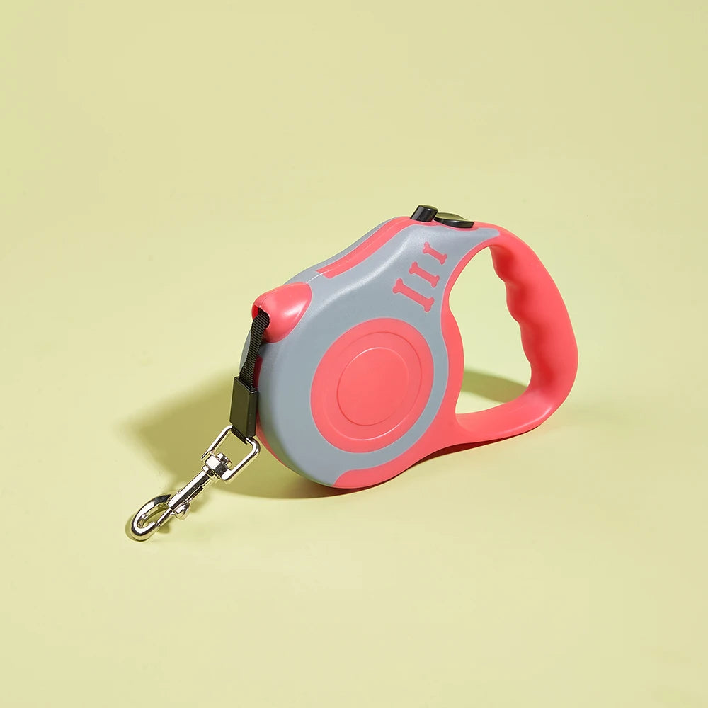 Retractable Dog Leash – 3M/5M Automatic Nylon Lead for Dogs & Cats