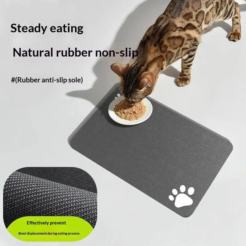 Waterproof Pet Feeding Mat – Quick-Dry & Absorbent Bowl Placemat