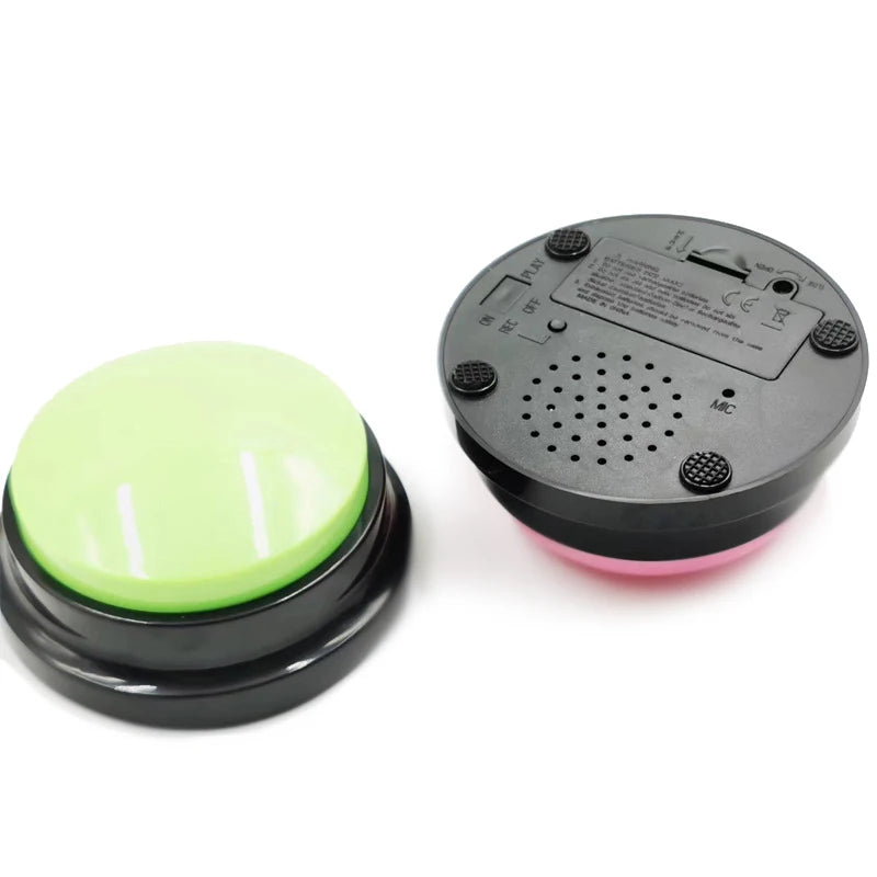 Recordable Pet Talking Button – Interactive Voice Training Toy