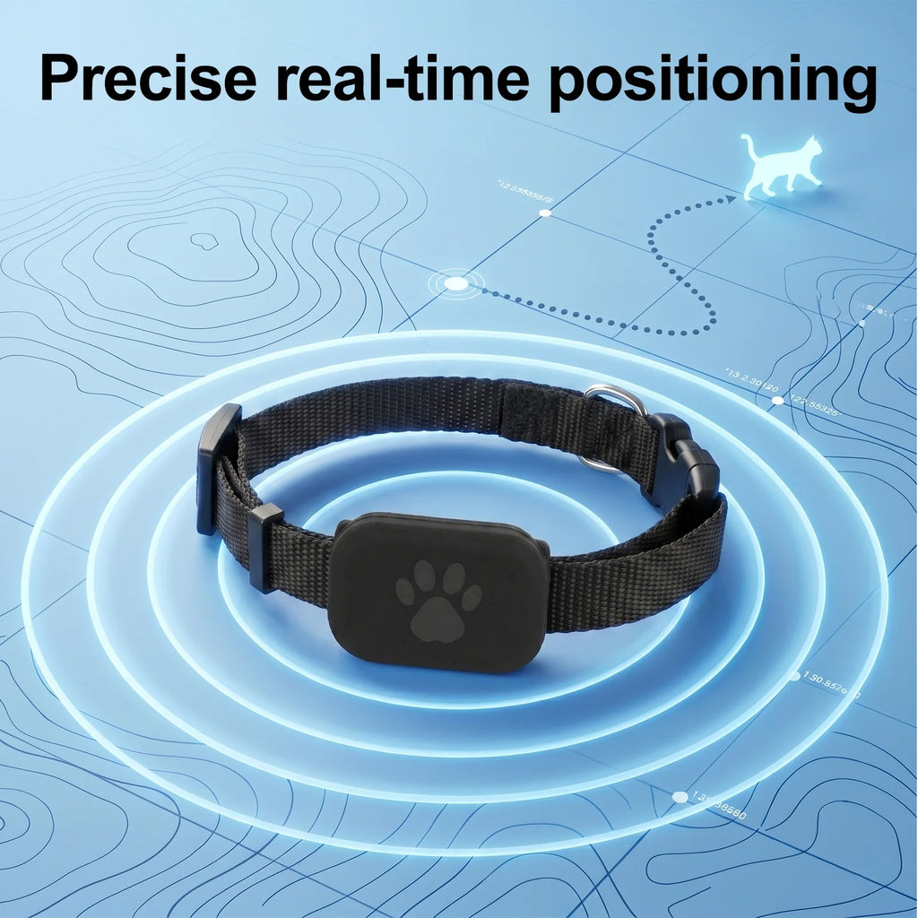 Waterproof Pet GPS Tracker – Anti-Lost Locator for Dogs & Cats