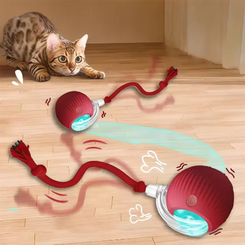 Interactive Smart Cat Ball – Automatic Obstacle-Avoiding Pet Toy