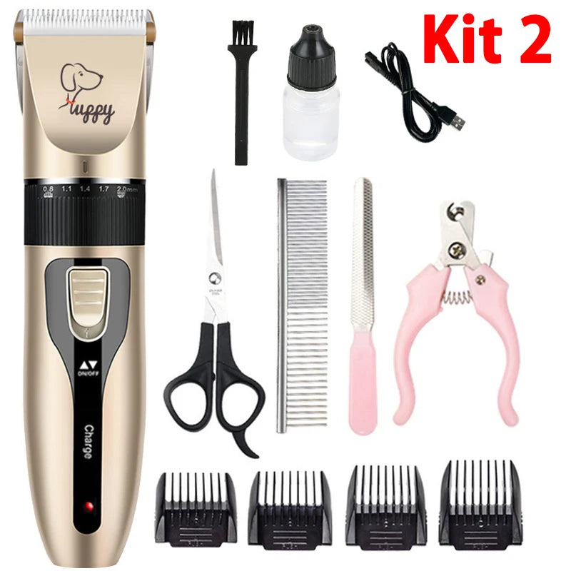 Electric Pet Grooming Clipper – Rechargeable Hair Trimmer for Dogs & Cats