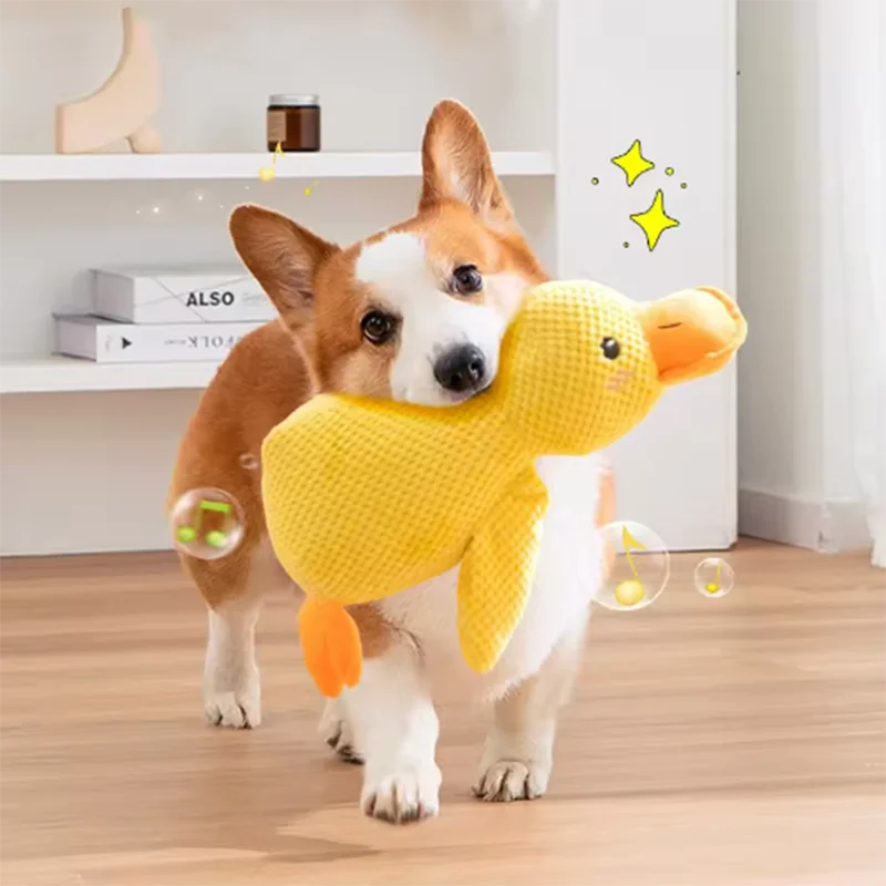 Duck Plush Dog Toy – Cute Interactive Comfort Toy for Dogs