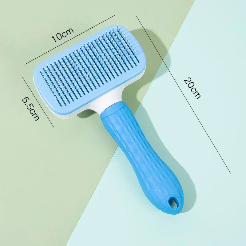 Pet Grooming Brush – Hair Removal Comb for Dogs & Cats
