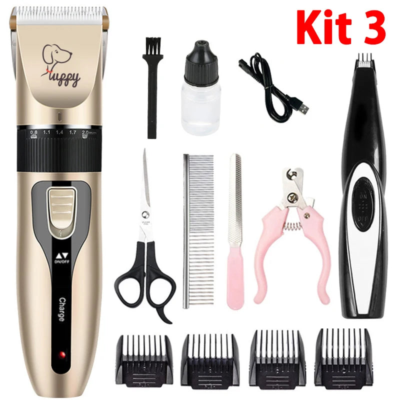 Electric Pet Grooming Clipper – Rechargeable Hair Trimmer for Dogs & Cats