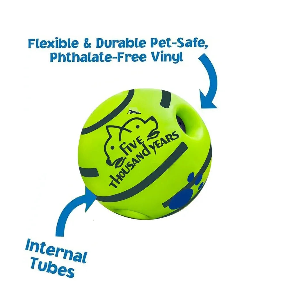 Interactive Giggle Ball – Fun Training & Exercise Toy for Dogs