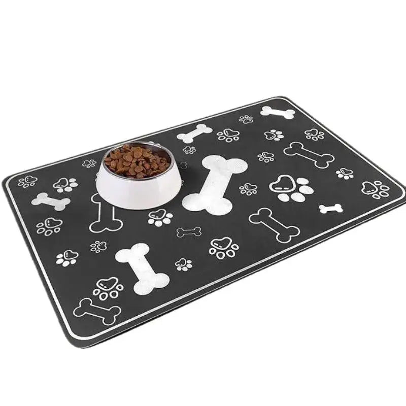 Waterproof Pet Feeding Mat – Quick-Dry & Absorbent Bowl Placemat