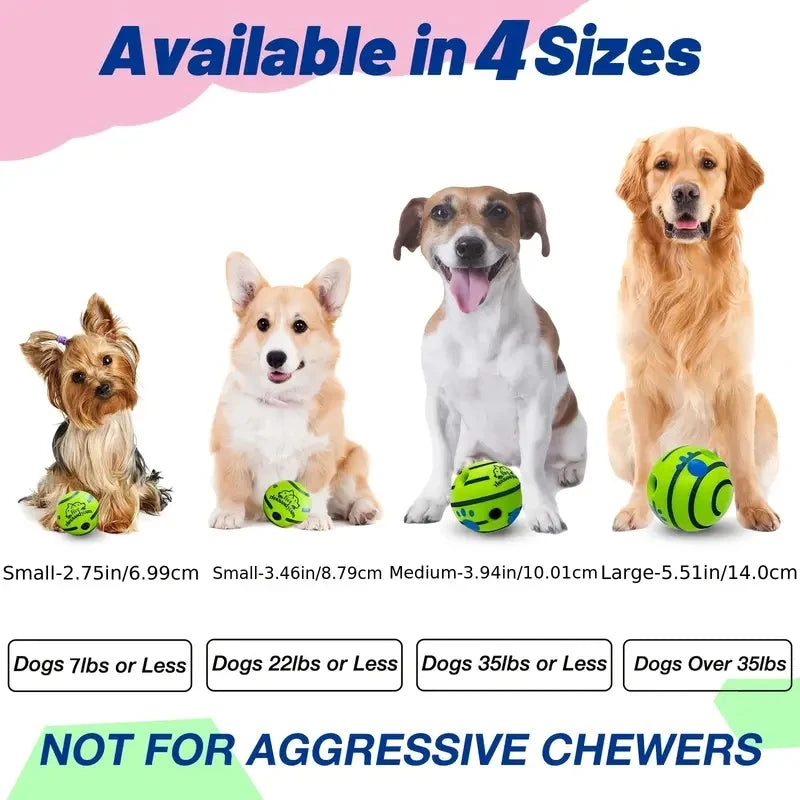 Interactive Giggle Ball – Fun Training & Exercise Toy for Dogs