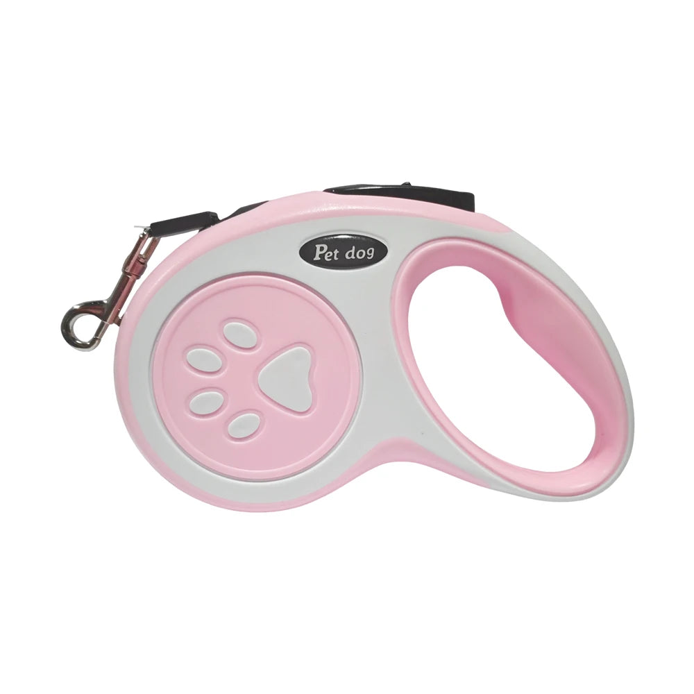 Retractable Dog Leash – 3M/5M Nylon Extendable Lead for Dogs & Cats