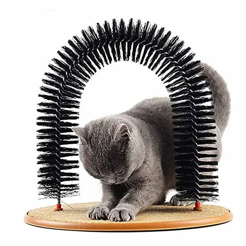 Self-Grooming Cat Arch – Massage & Scratching Toy