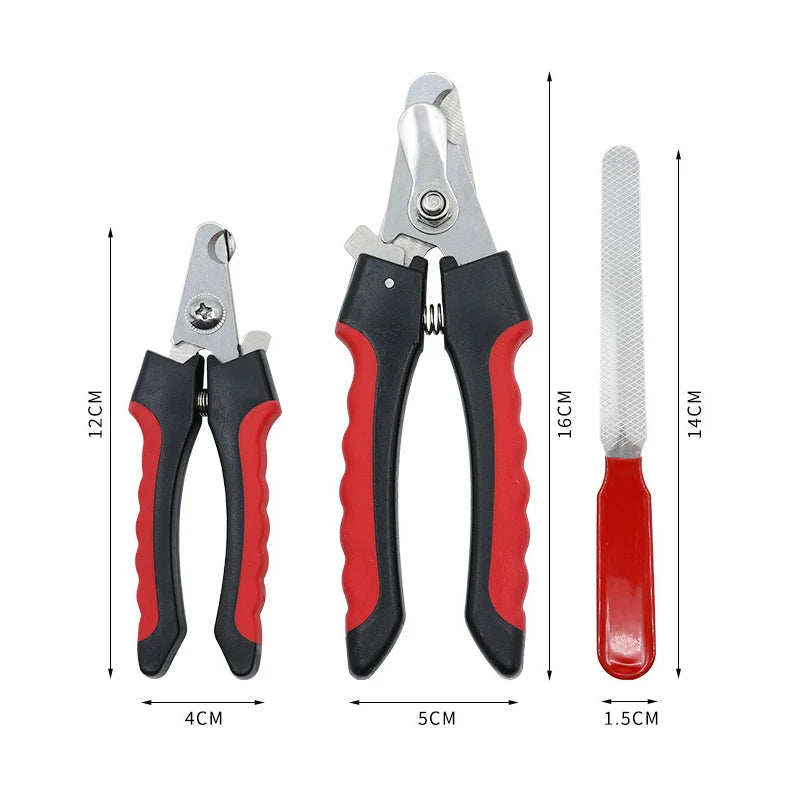 Pet Nail Clippers – Stainless Steel Grooming Scissors for Cats & Dogs