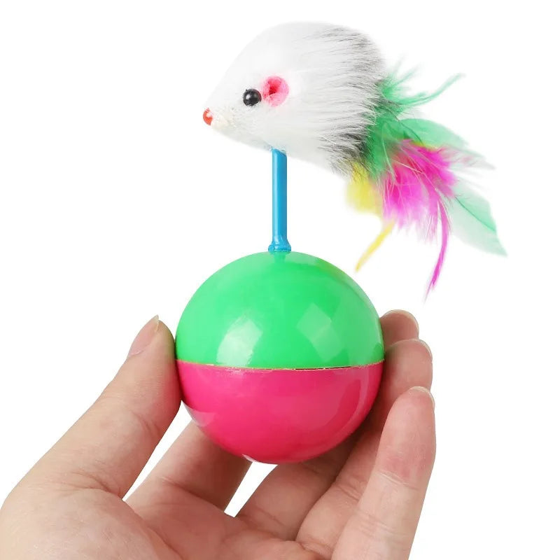 Interactive Pet Toy Ball – Fun Teaser Toy for Cats & Dogs