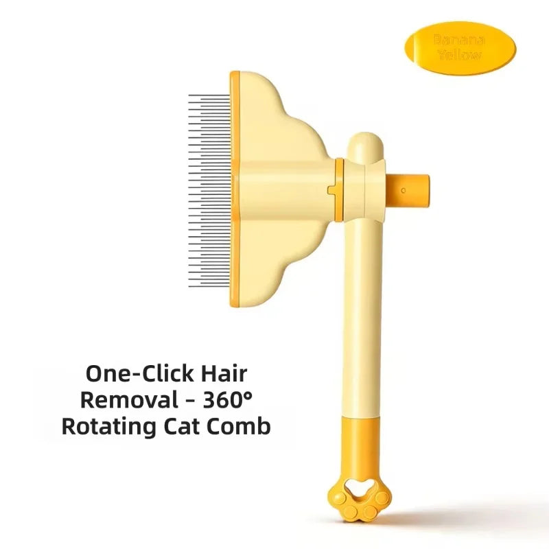 Self-Cleaning Pet Grooming Brush – Hair Removal & Dematting Comb