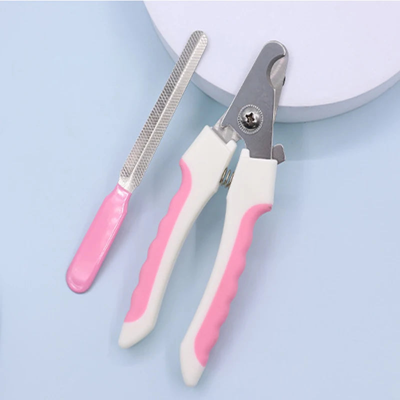 Pet Nail Clippers – Stainless Steel Grooming Scissors for Cats & Dogs