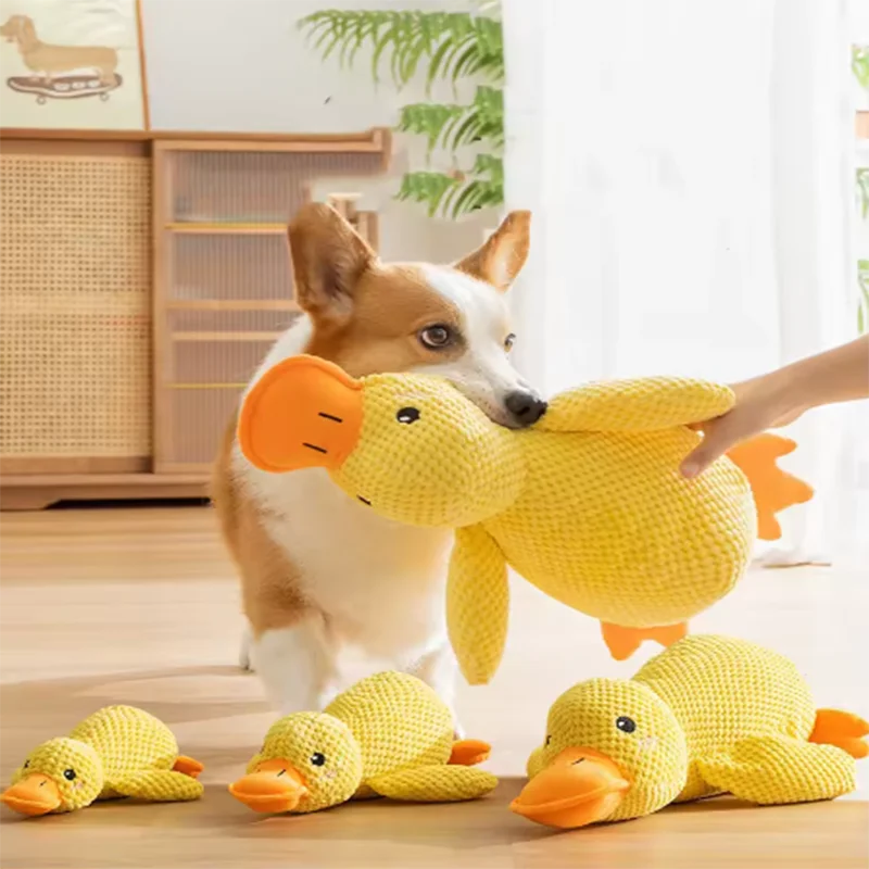 Duck Plush Dog Toy – Cute Interactive Comfort Toy for Dogs