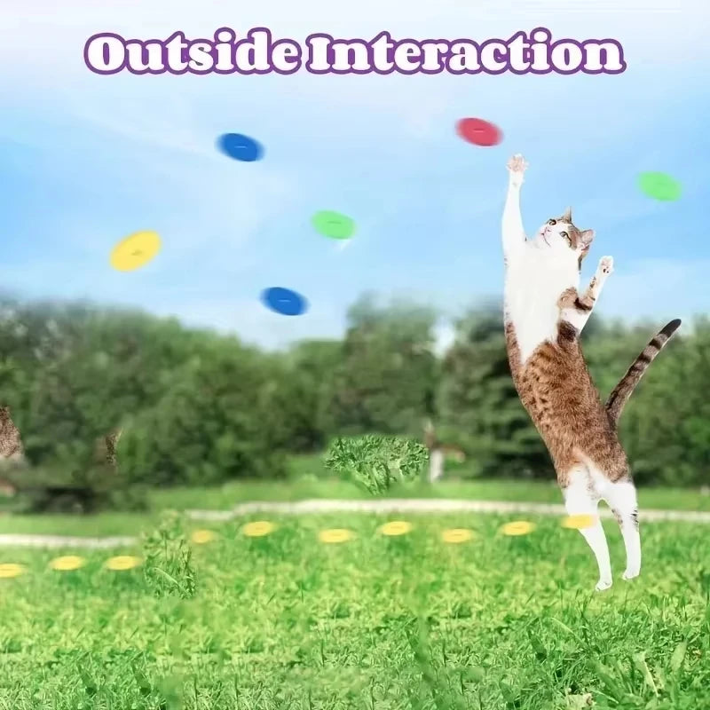 Interactive Turnip Toy Gun – 15-Piece Foam Disc Set for Cats & Dogs