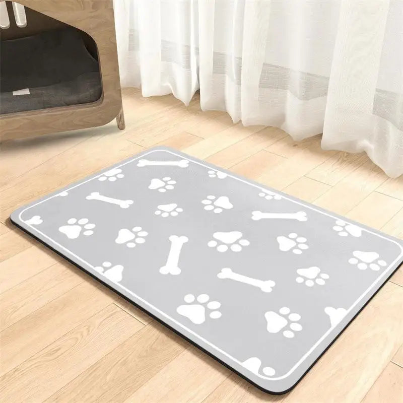 Waterproof Pet Feeding Mat – Quick-Dry & Absorbent Bowl Placemat