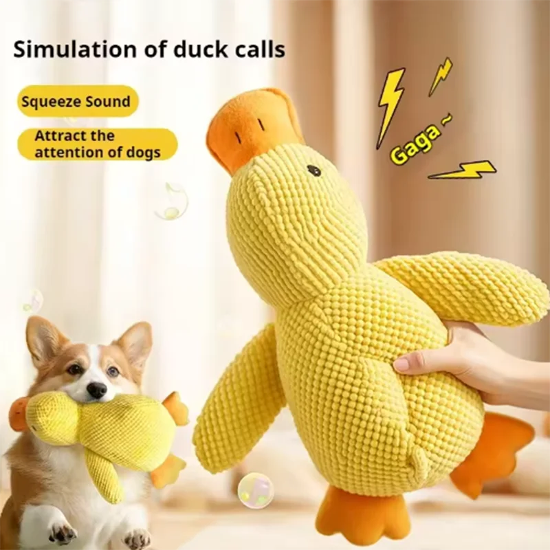 Duck Plush Dog Toy – Cute Interactive Comfort Toy for Dogs