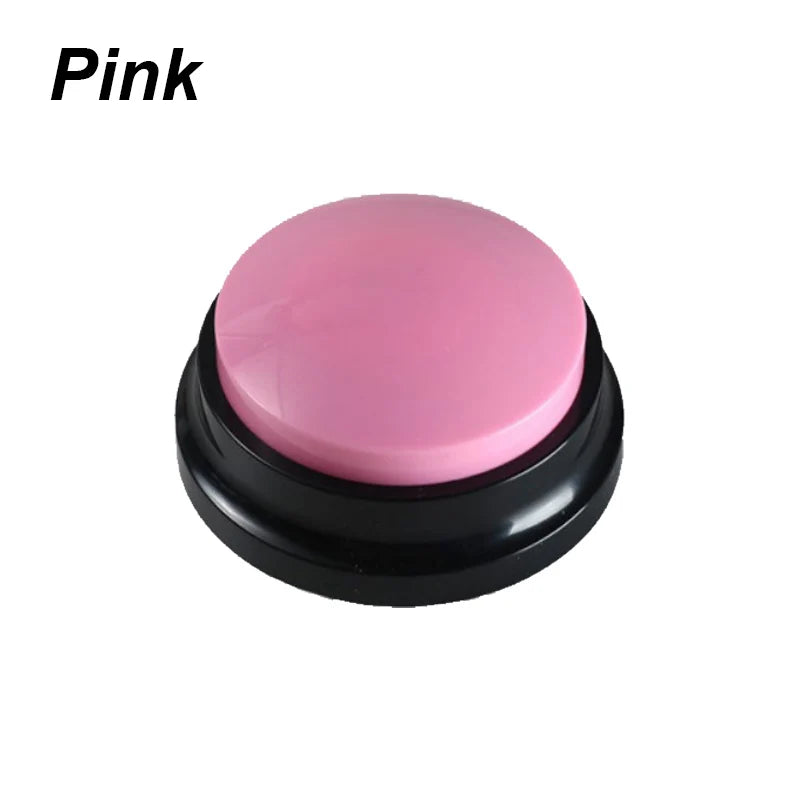 Recordable Pet Talking Button – Interactive Voice Training Toy
