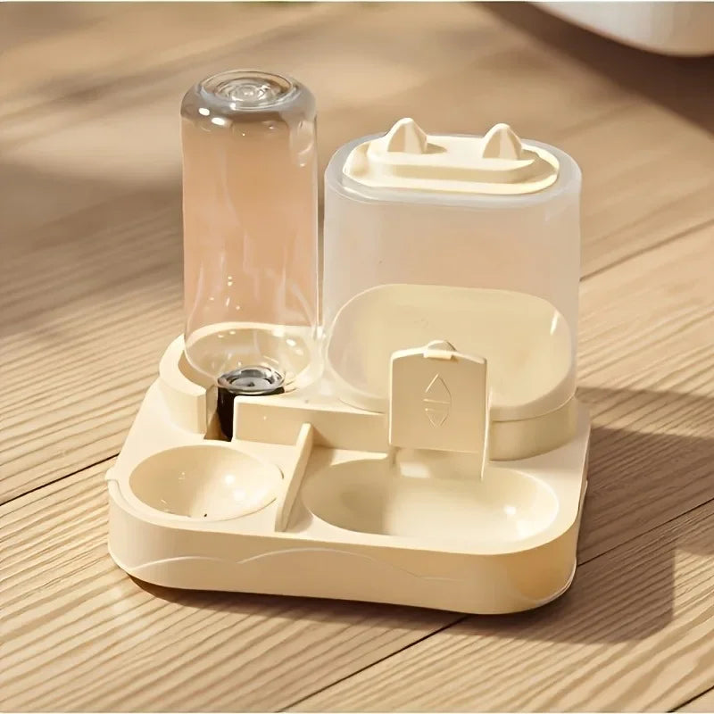 2-in-1 Automatic Pet Feeder & Water Dispenser – Large Capacity