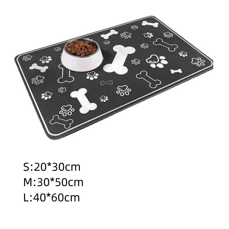 Waterproof Pet Feeding Mat – Quick-Dry & Absorbent Bowl Placemat
