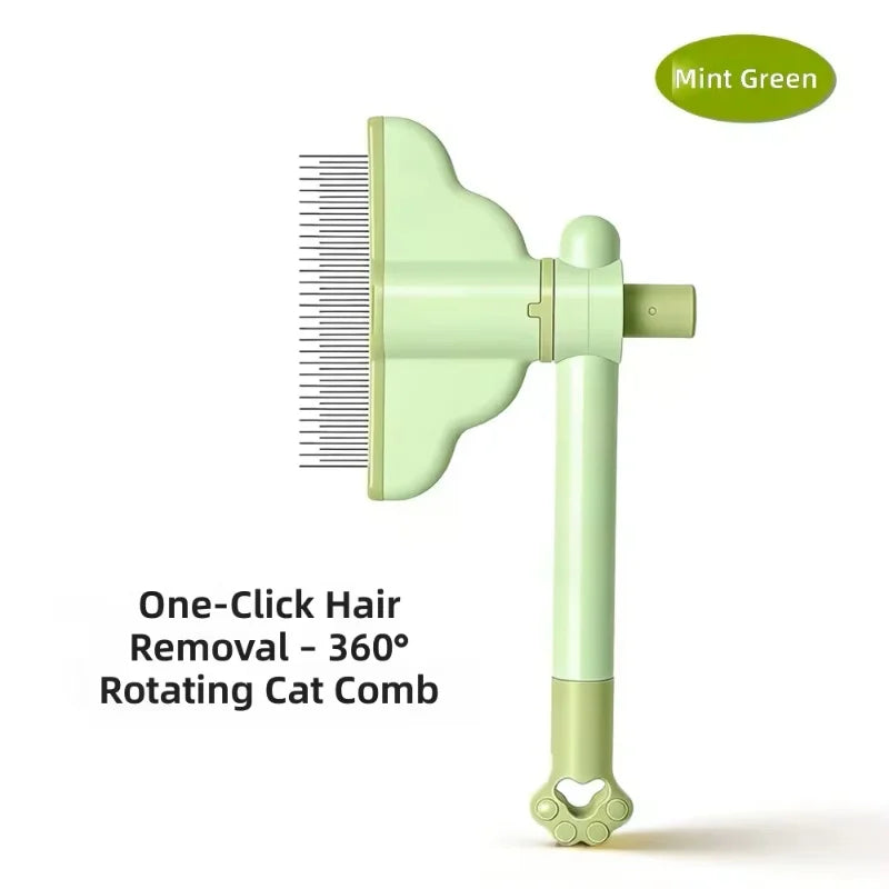Self-Cleaning Pet Grooming Brush – Hair Removal & Dematting Comb
