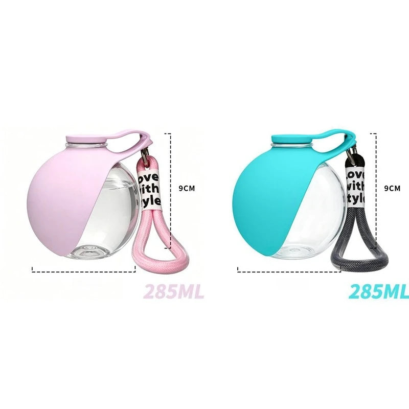 Portable Pet Water Bottle – Foldable Hanging Water Dispenser