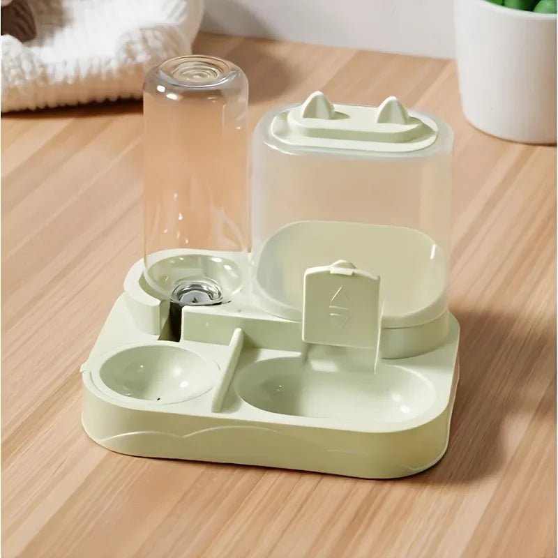 2-in-1 Automatic Pet Feeder & Water Dispenser – Large Capacity