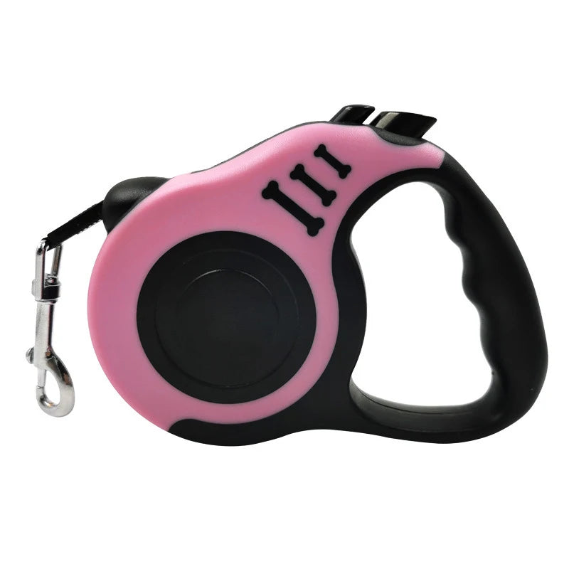 Retractable Dog Leash – 3M/5M Automatic Nylon Lead for Dogs & Cats