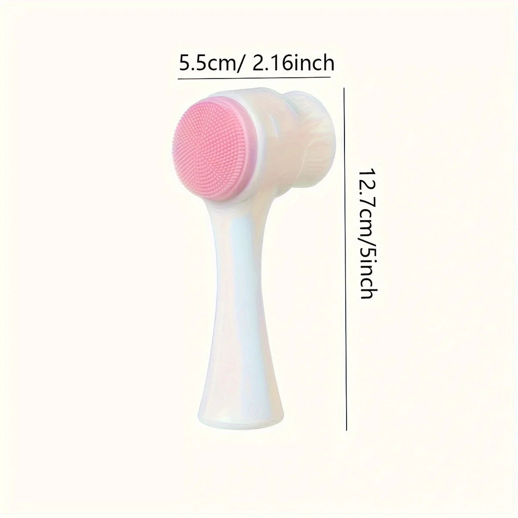 Silicone Pet Paw Cleaner & Massage Brush – Dual-Sided Grooming Tool