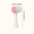 Silicone Pet Paw Cleaner & Massage Brush – Dual-Sided Grooming Tool