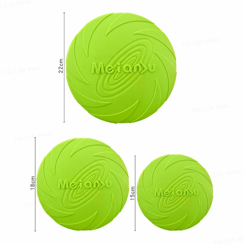 Rubber Dog Flying Disc – Floating & Interactive Training Toy