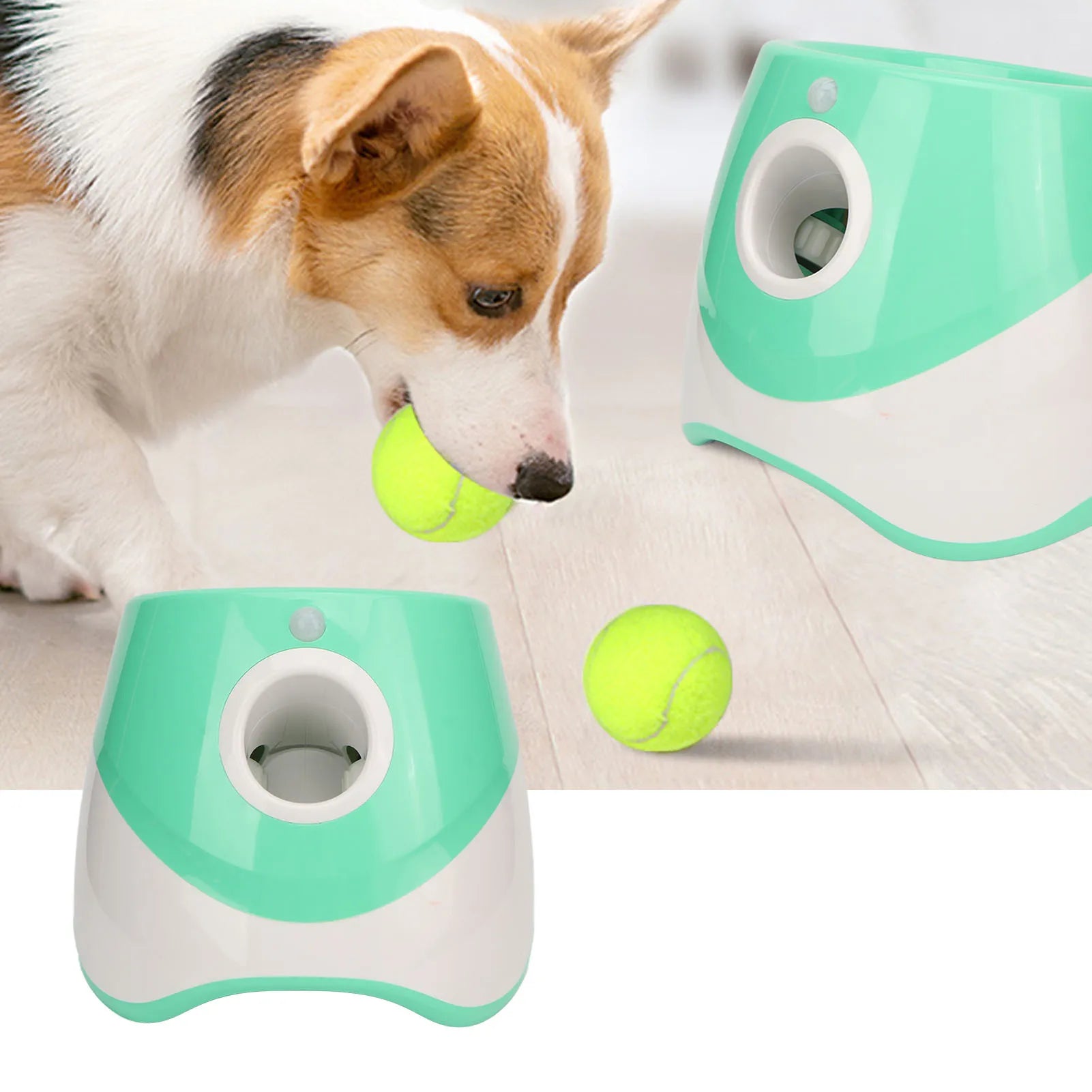 Automatic Dog Ball Launcher – Rechargeable Interactive Toy