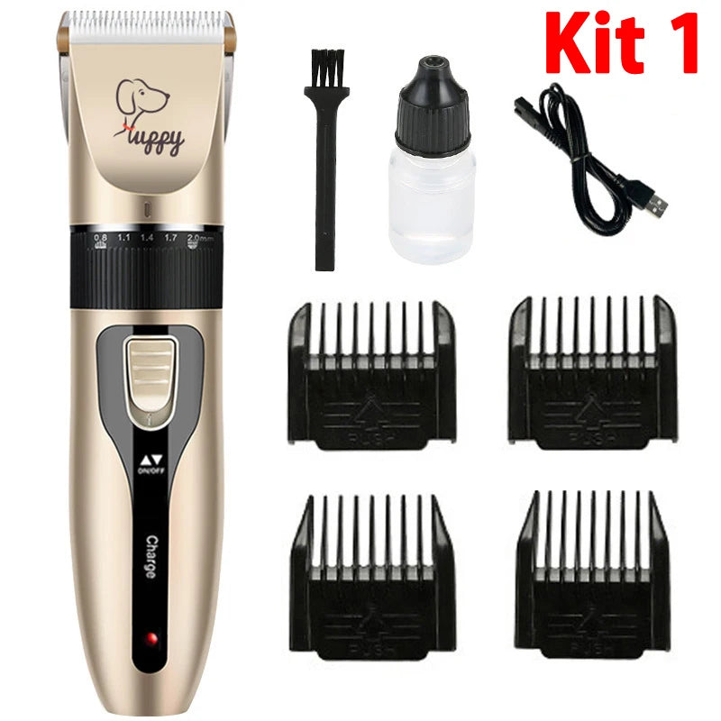 Electric Pet Grooming Clipper – Rechargeable Hair Trimmer for Dogs & Cats