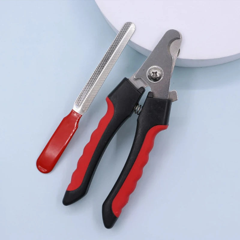Pet Nail Clippers – Stainless Steel Grooming Scissors for Cats & Dogs