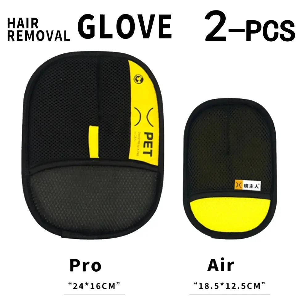 Pet Hair Removal Glove – Two-Sided Grooming & Cleaning Brush