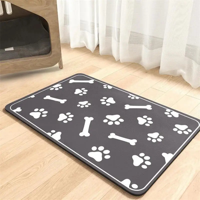 Waterproof Pet Feeding Mat – Quick-Dry & Absorbent Bowl Placemat