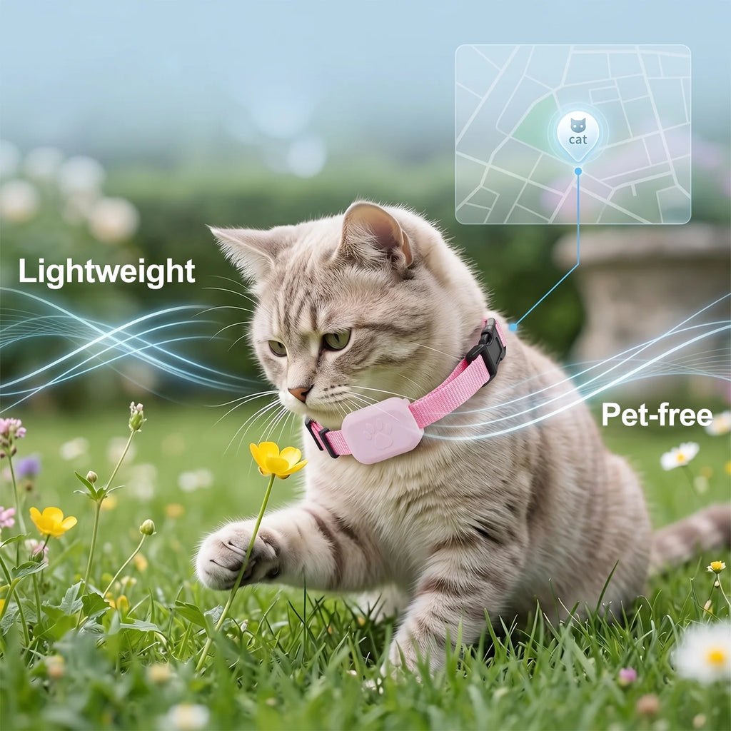 Waterproof Pet GPS Tracker – Anti-Lost Locator for Dogs & Cats