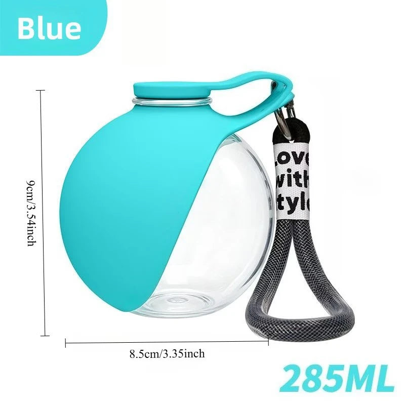Portable Pet Water Bottle – Foldable Hanging Water Dispenser