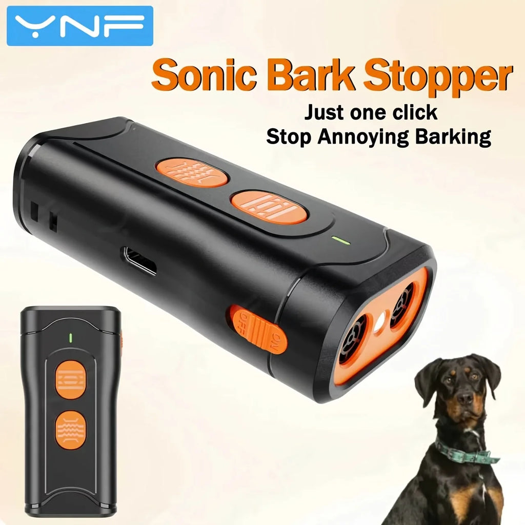 40KHz Ultrasonic Dog Repellent – Rechargeable Anti-Barking Device