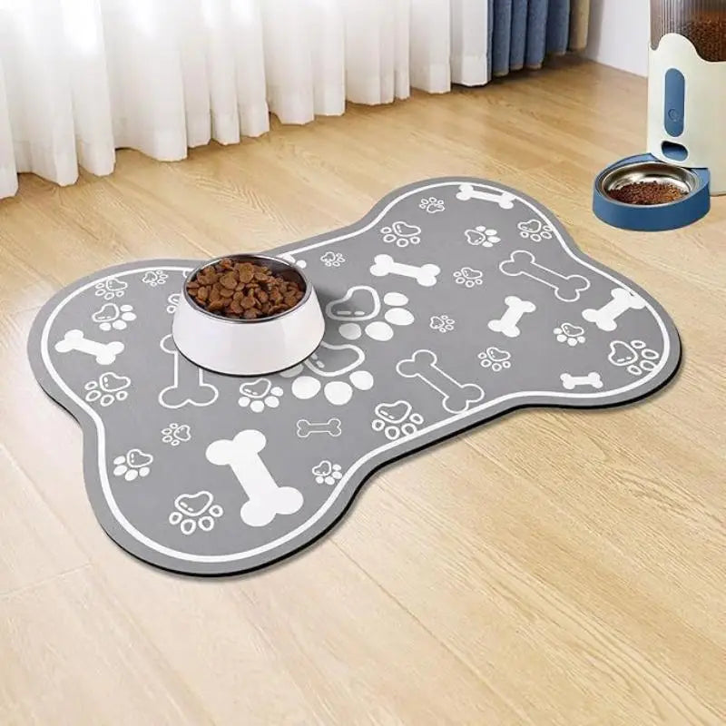 Waterproof Pet Feeding Mat – Quick-Dry & Absorbent Bowl Placemat