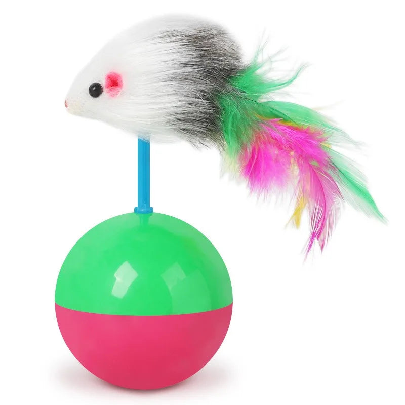 Interactive Pet Toy Ball – Fun Teaser Toy for Cats & Dogs