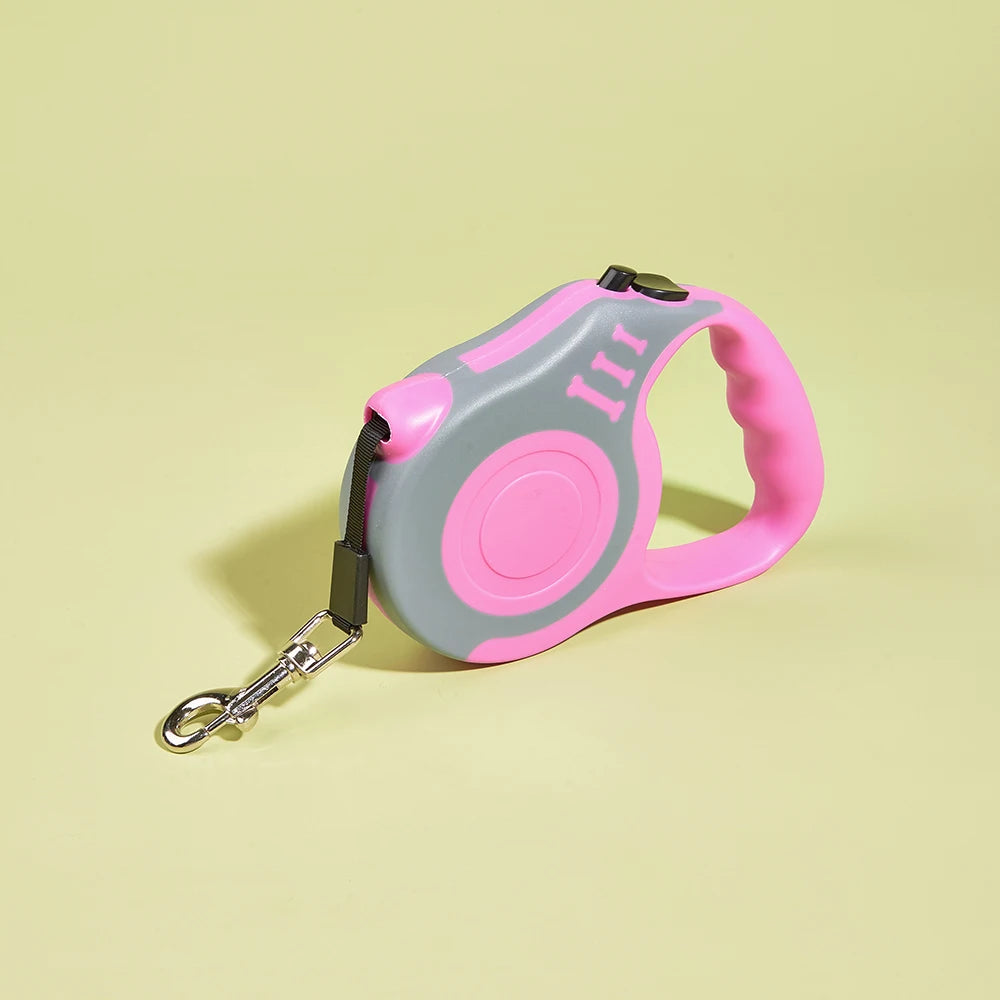 Retractable Dog Leash – 3M/5M Automatic Nylon Lead for Dogs & Cats